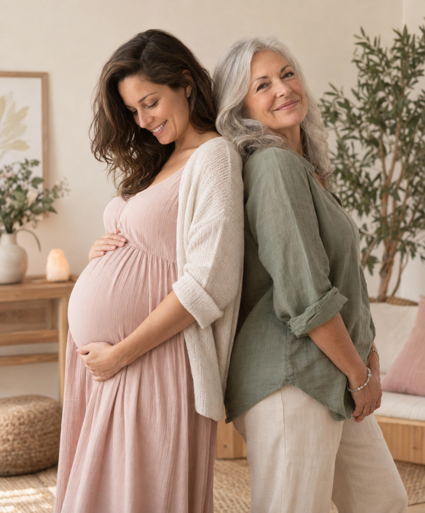 Femmes dos à dos